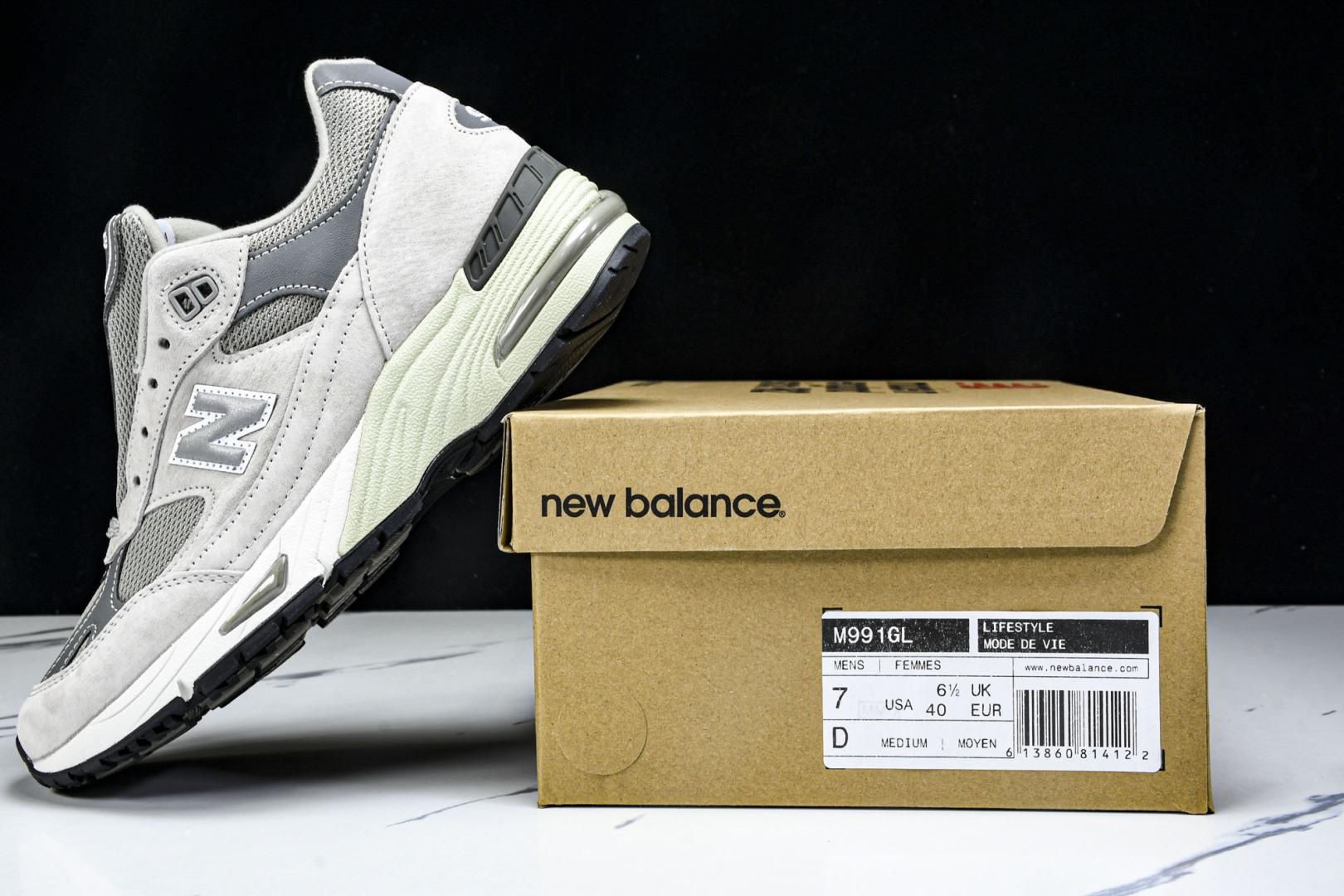  美产 New Balance Made In USA M991系列 美产经典百搭老爹休闲运动跑步鞋 M