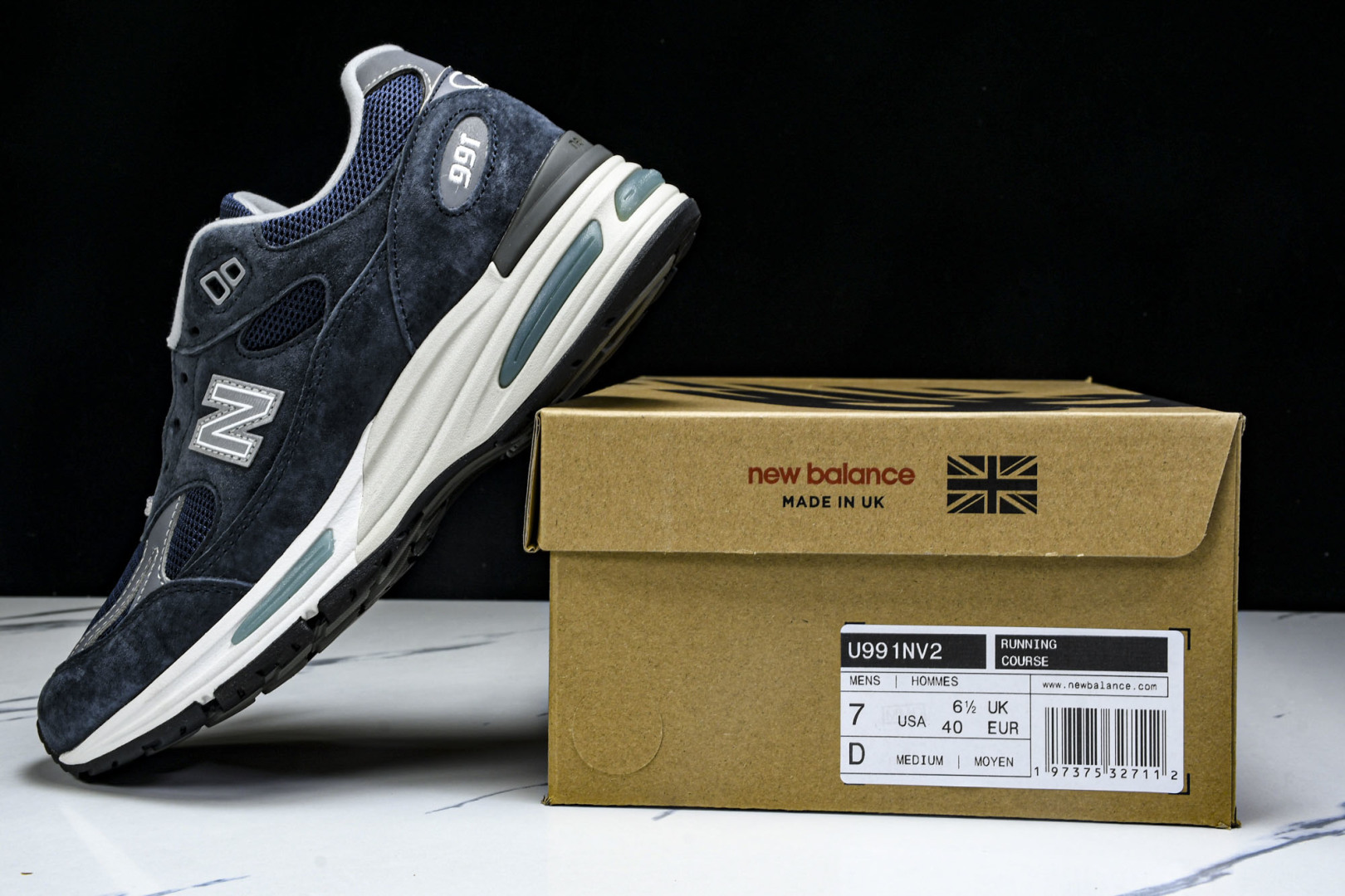  美产 New Balance Made In USA M991系列 美产经典百搭老爹休闲运动跑步鞋 U