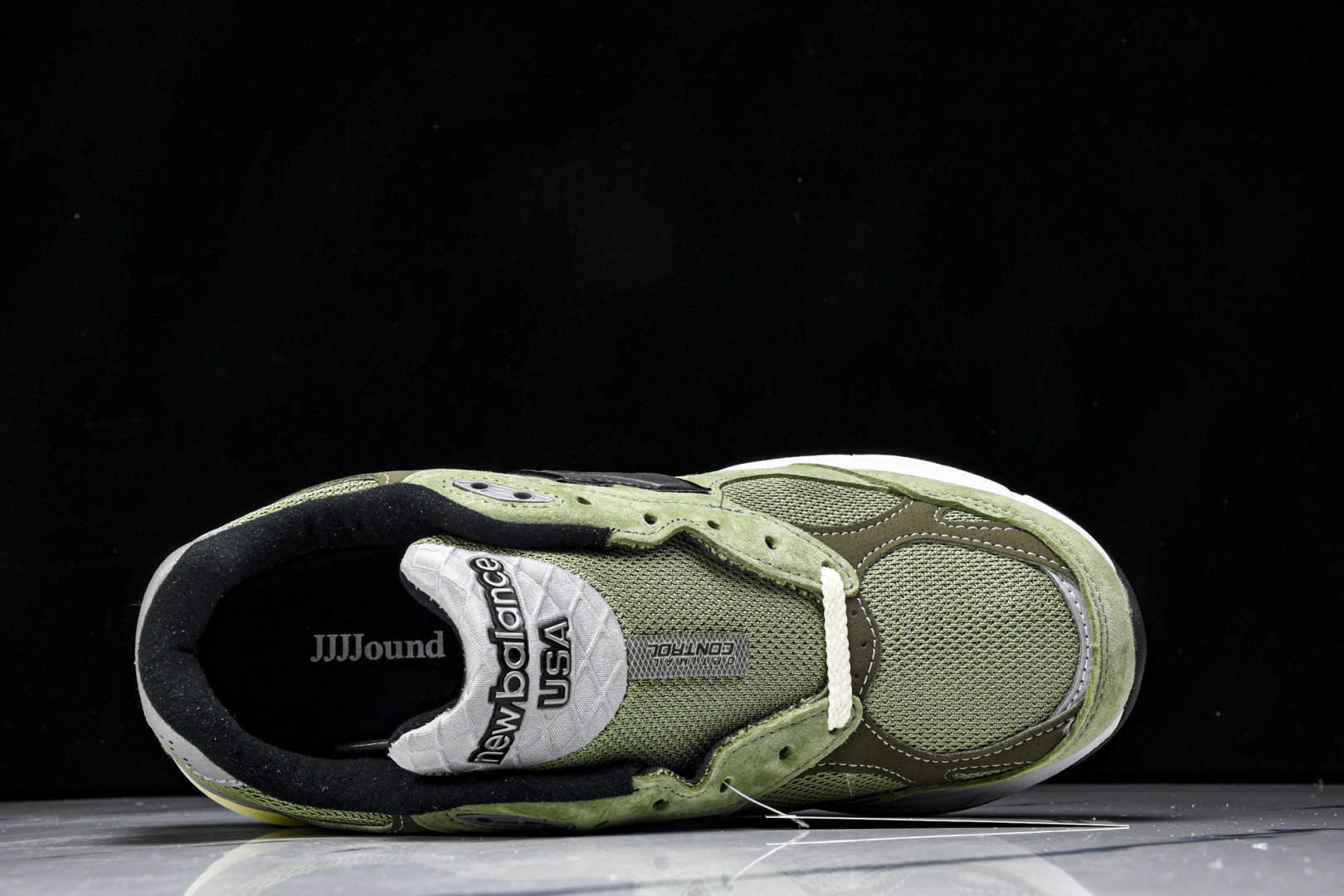  美产 New Balance NB990V3 草绿棕色联名复古跑鞋 M990JD3 尺寸36 37 3