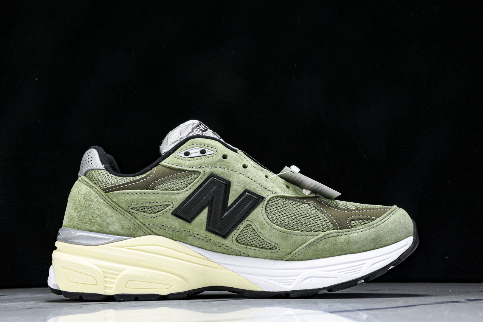  美产 New Balance NB990V3 草绿棕色联名复古跑鞋 M990JD3 尺寸36 37 3