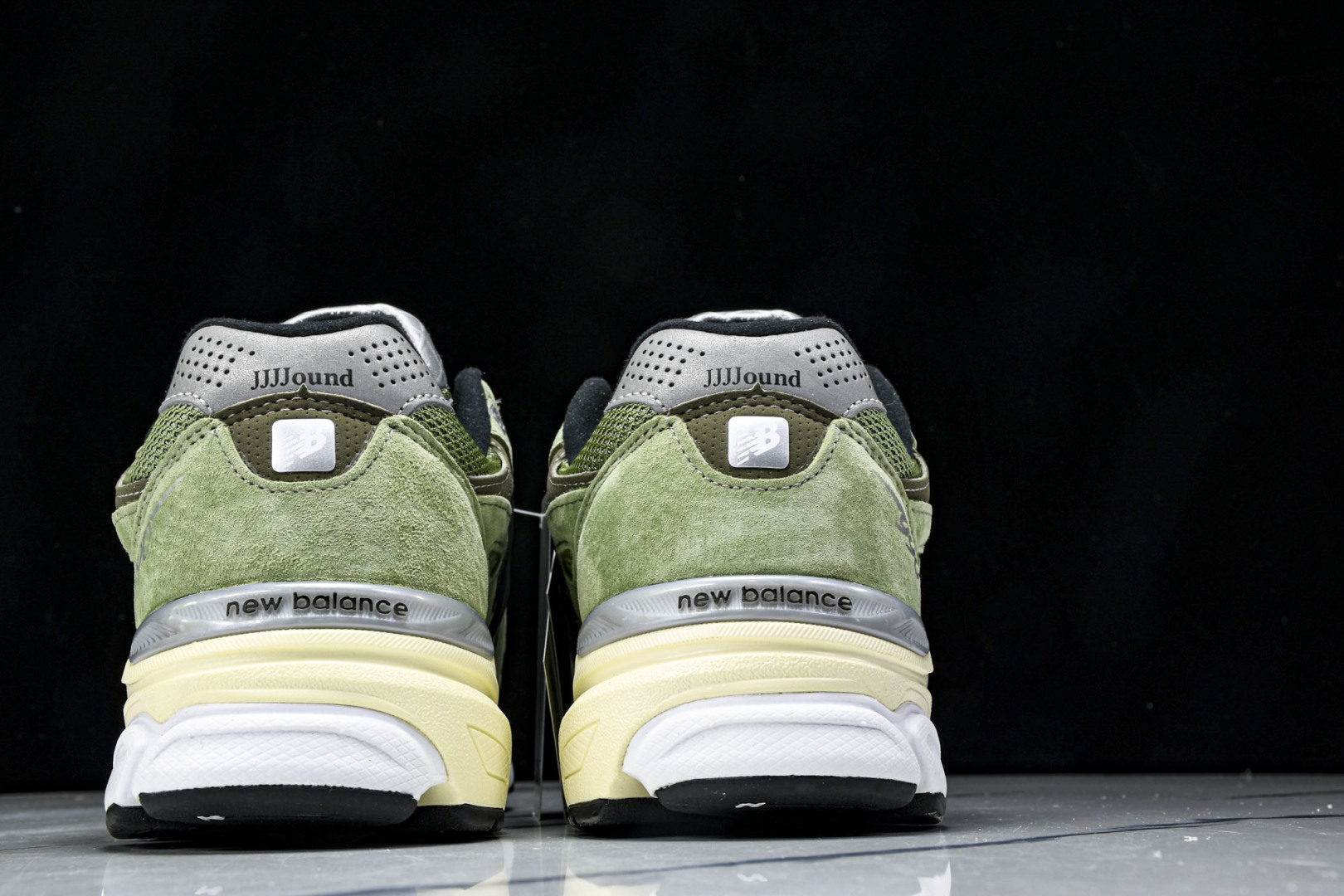  美产 New Balance NB990V3 草绿棕色联名复古跑鞋 M990JD3 尺寸36 37 3