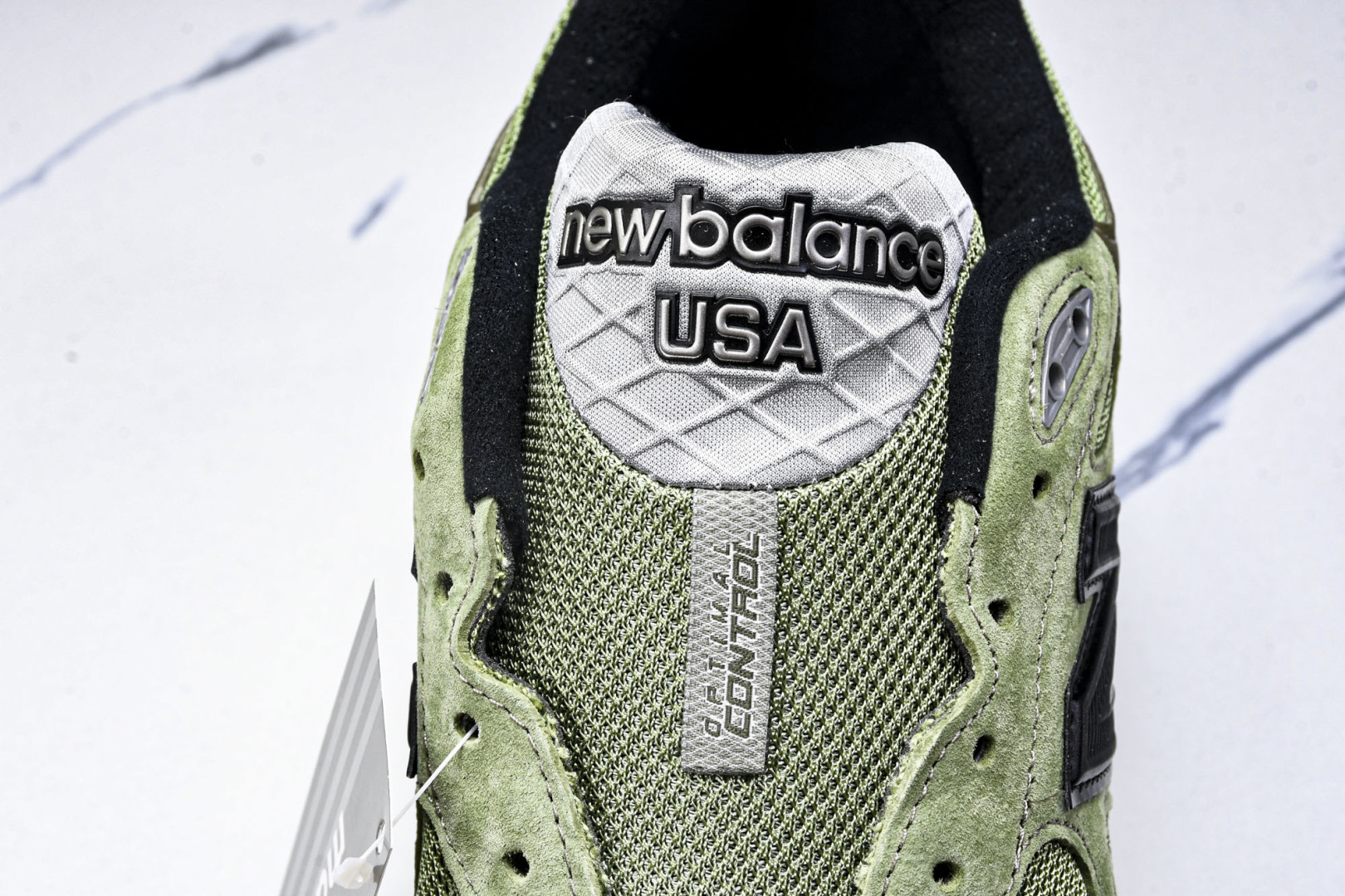  美产 New Balance NB990V3 草绿棕色联名复古跑鞋 M990JD3 尺寸36 37 3