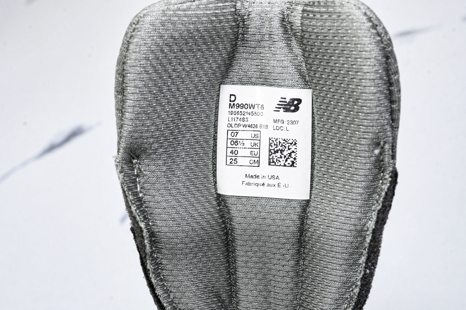  美产 New Balance NB990系列 高端美产复古休闲跑步鞋 M990WT6 尺寸36 37 