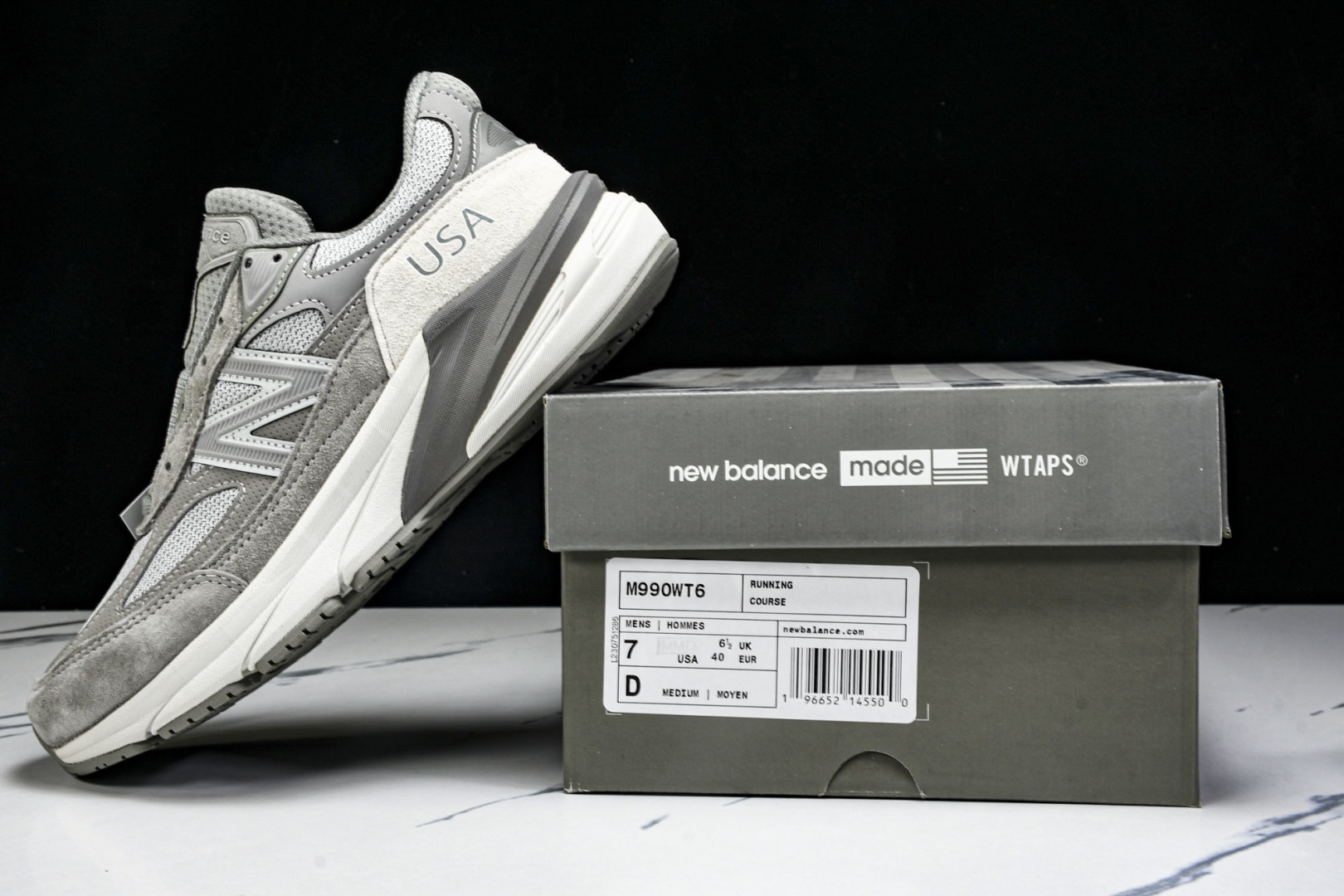  美产 New Balance NB990系列 高端美产复古休闲跑步鞋 M990WT6 尺寸36 37 