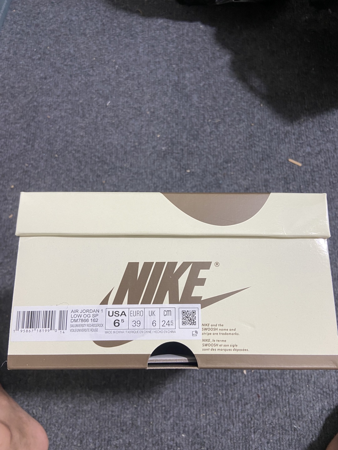 AJ1 Low GS白棕倒钩 鞋码：36-48.5

纯原版出品-Travis Scott x Air 