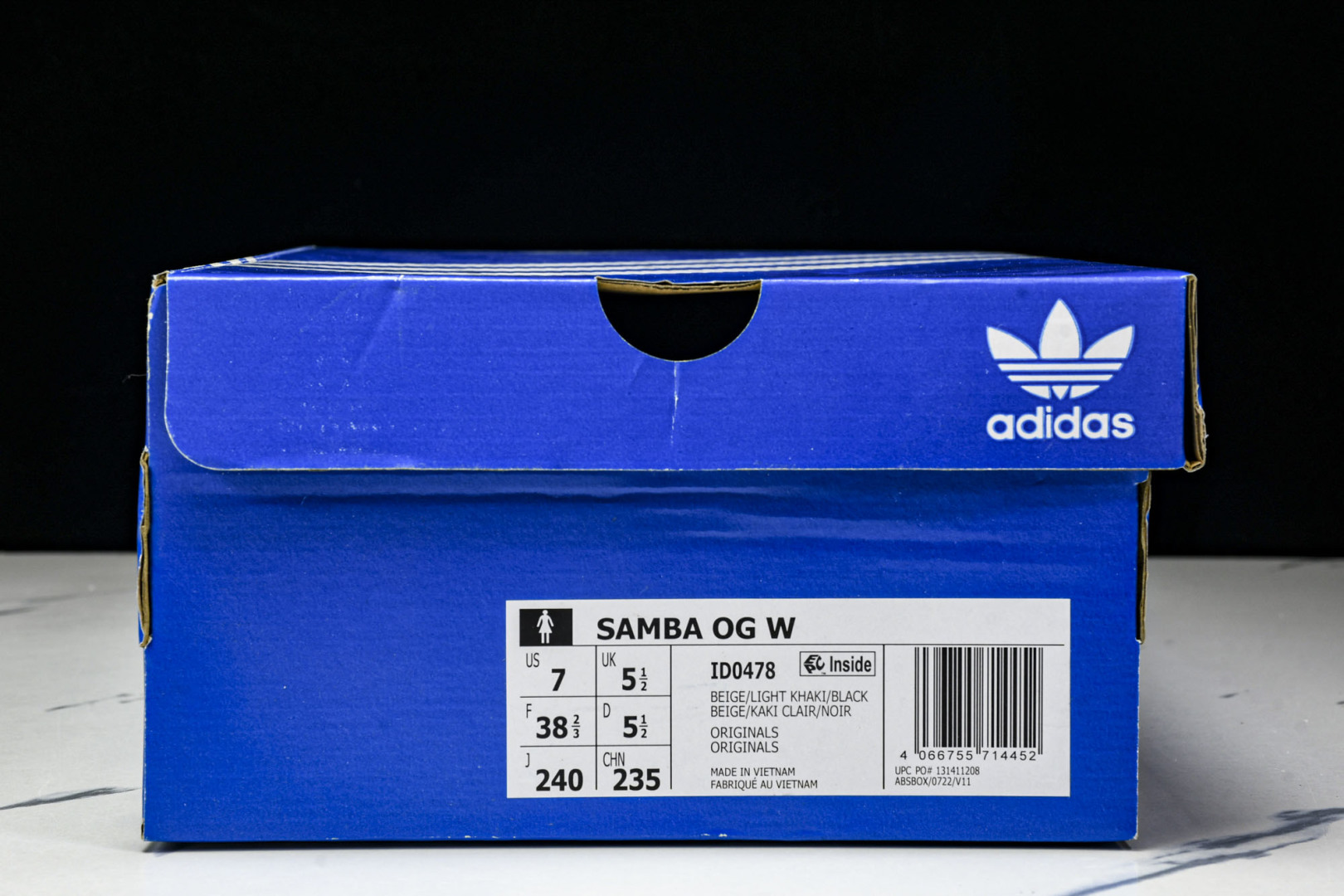  AD Originals 德训 三叶草 SAMBA OG W 男女休闲板鞋 ID0478 尺寸 36 