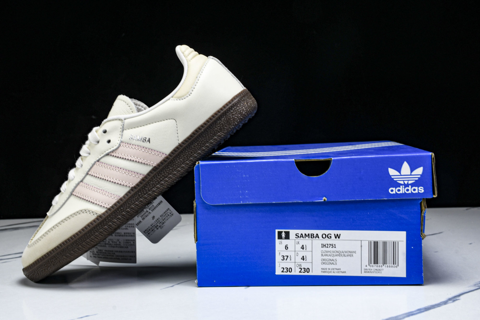  AD Originals 德训 三叶草 SAMBA OG W 男女休闲板鞋 IH2751 尺寸 36 