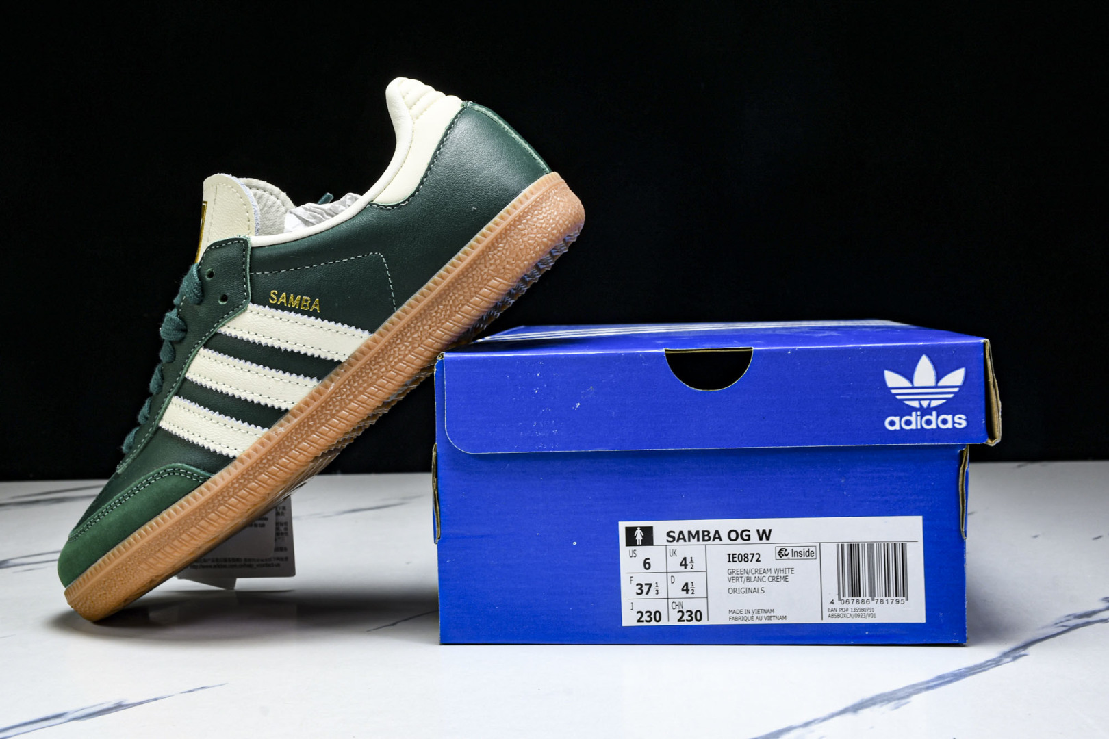  AD Originals 德训 三叶草 SAMBA OG W 男女休闲板鞋 JI3215 尺寸 36 