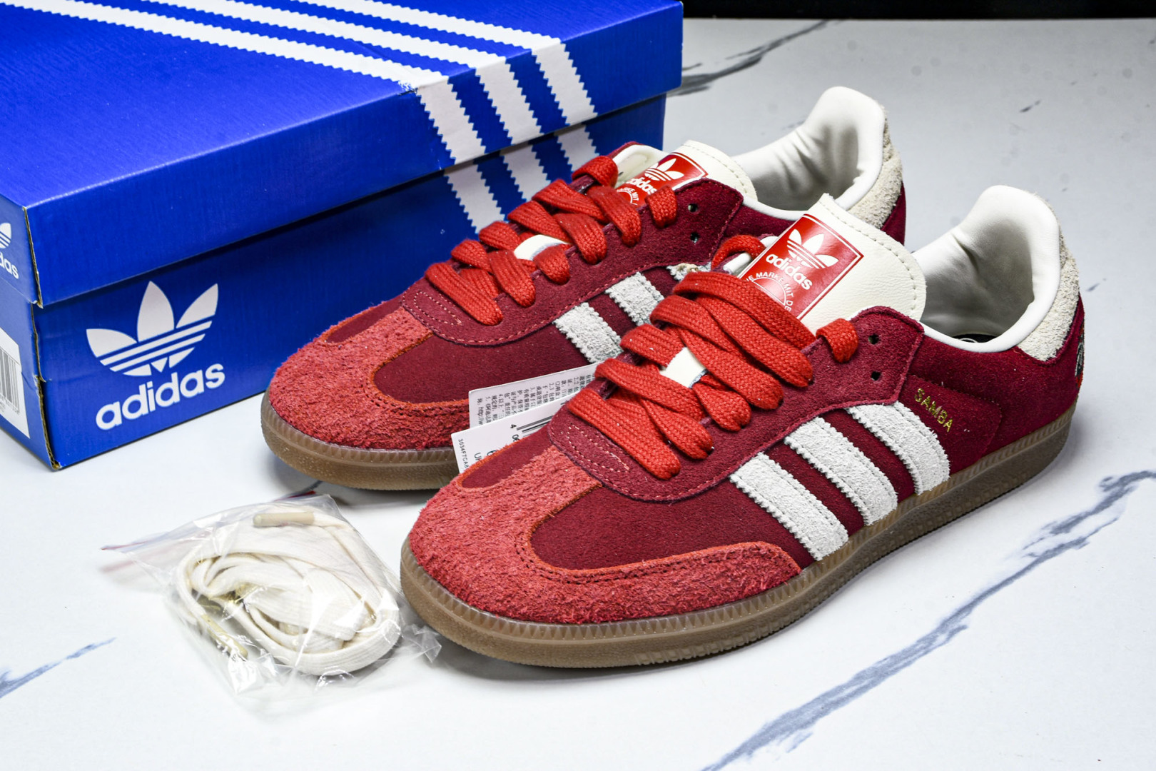  AD Originals 德训 三叶草 SAMBA OG-TAL 男女休闲板鞋 IG8905 尺寸 3