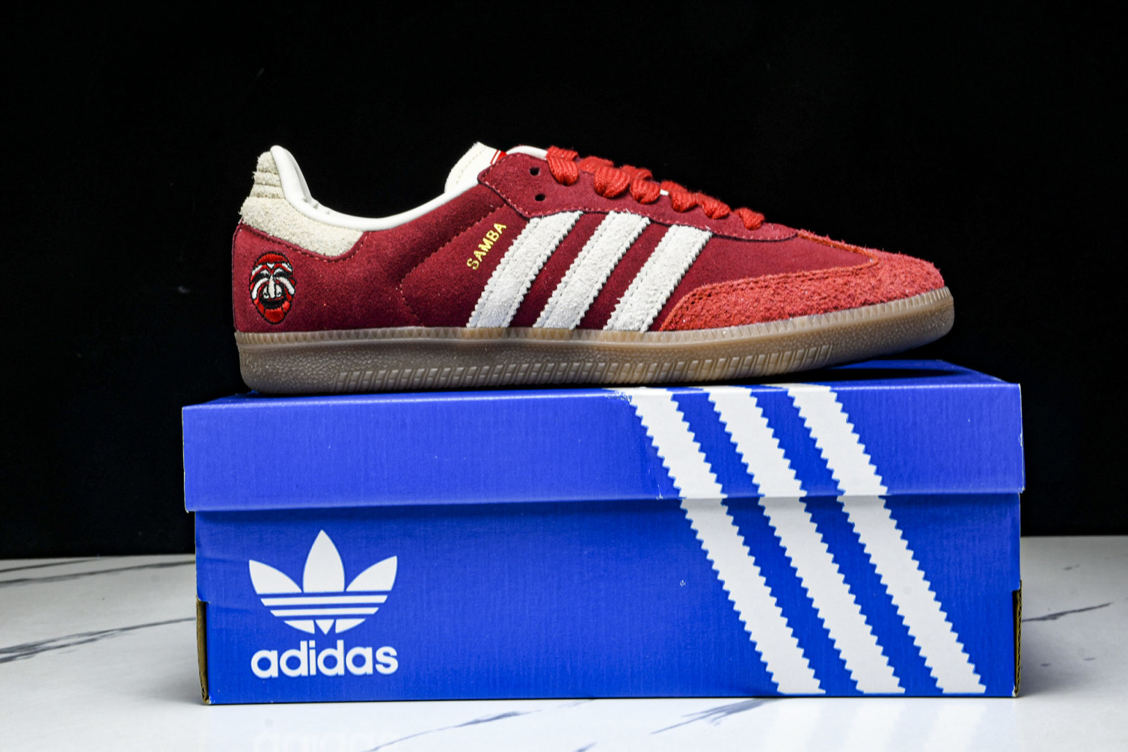  AD Originals 德训 三叶草 SAMBA OG-TAL 男女休闲板鞋 IG8905 尺寸 3