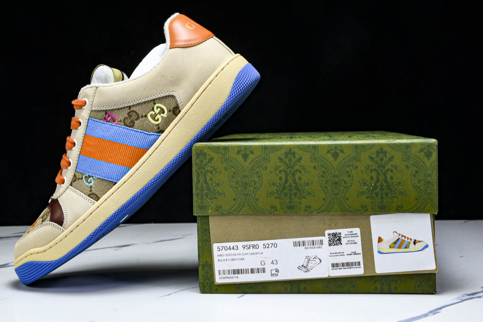 古驰 尺码39-45

纯原版出品-GUCCI古驰Ace系列男士刺绣小白鞋运动鞋  YZ022
尺码：3