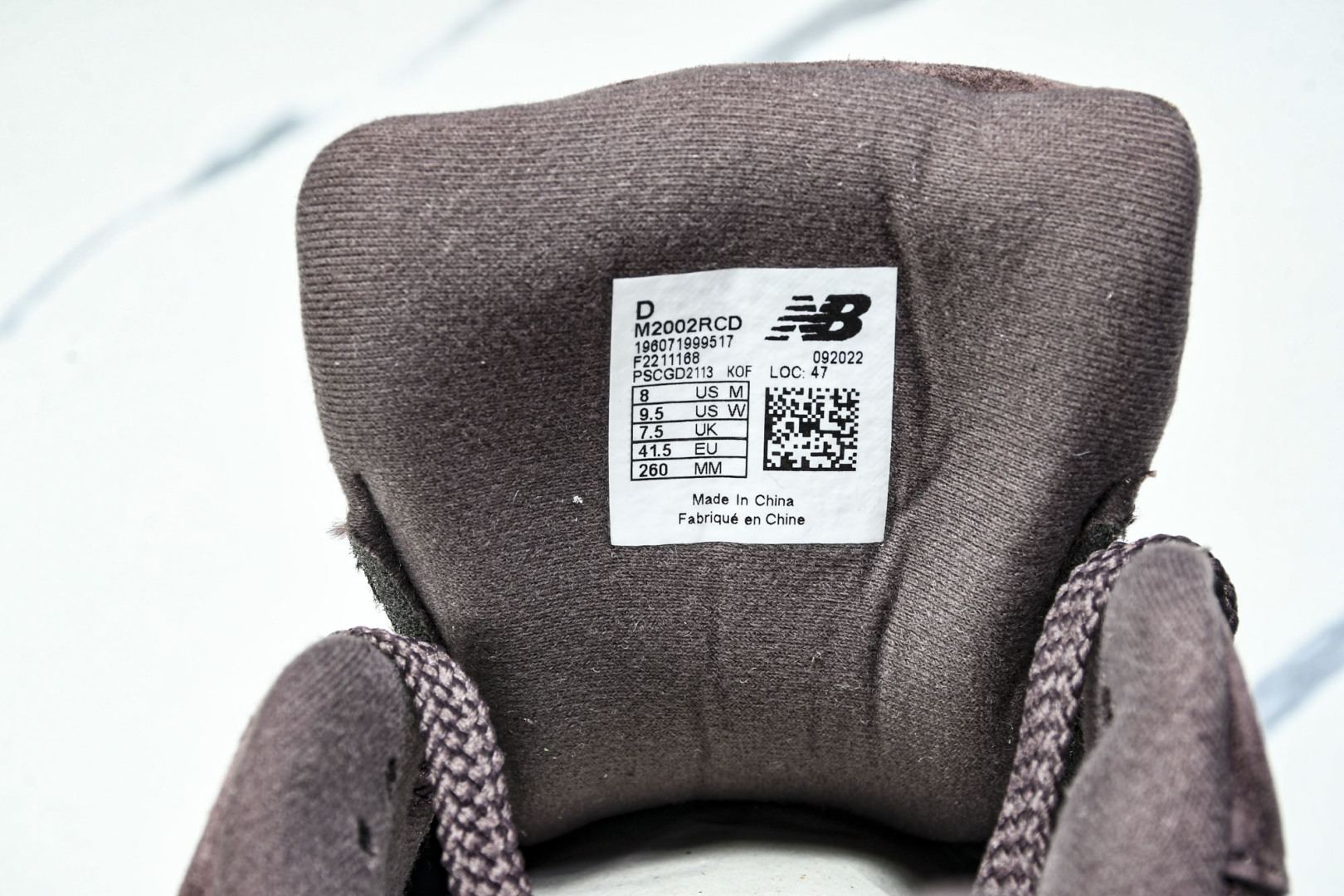  纯原 New Balance NB 2002R 红色 M2002RCD 尺码 36 37 37.5 3