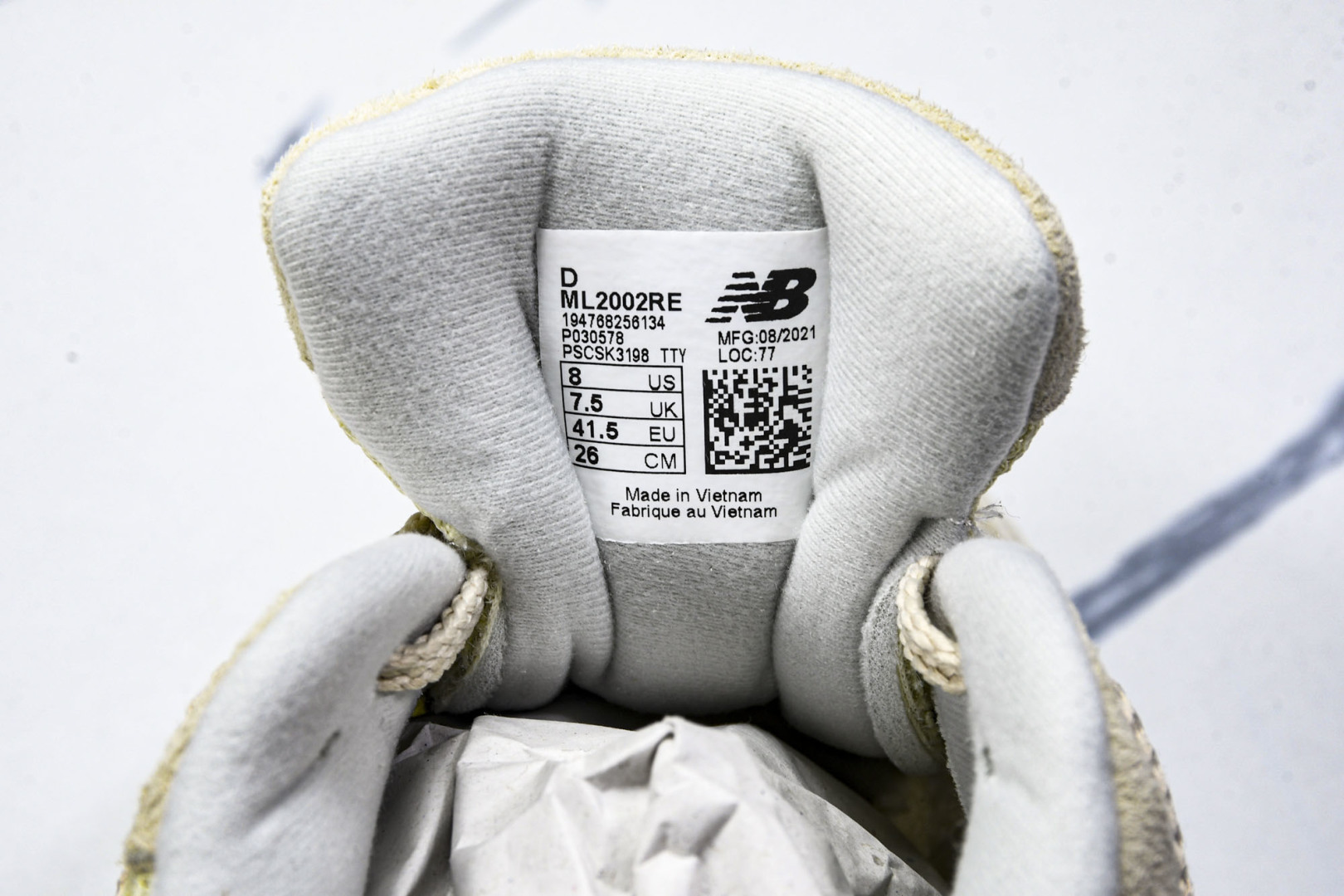  纯原 New Balance NB 2002R 奶杏色 ML2002RE 尺码 36 37 37.5 