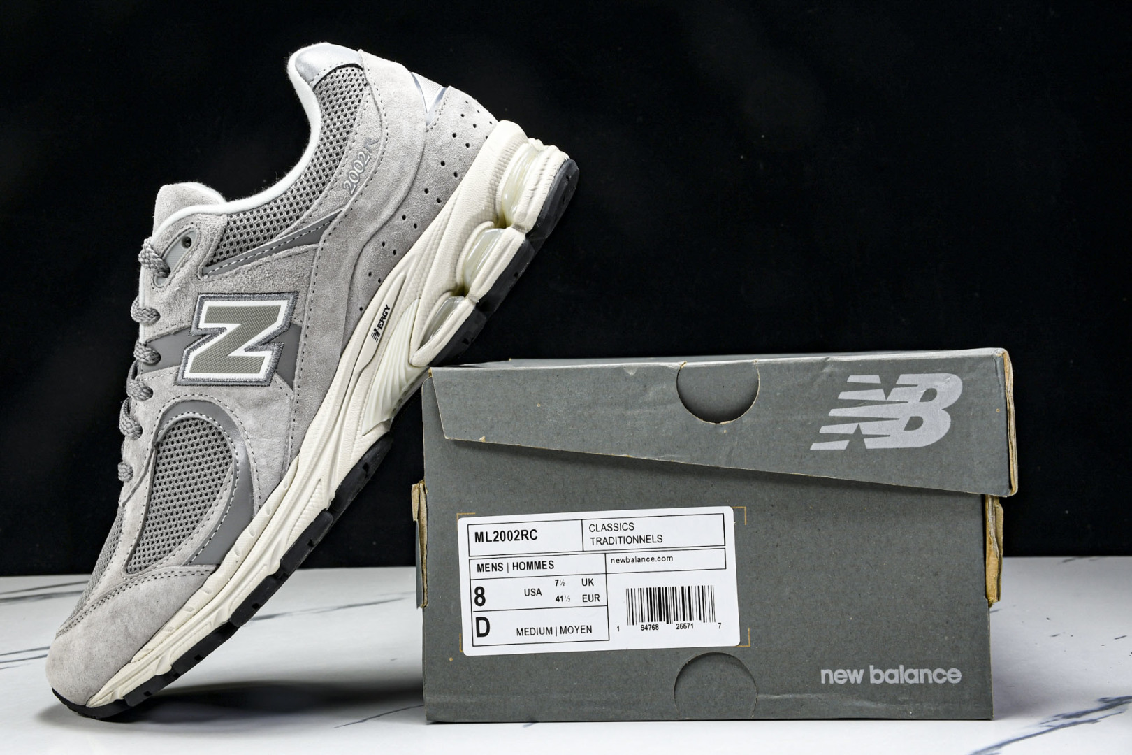  纯原 New Balance NB 2002R 浅灰色  ML2002RC 尺码 36 37 37.5