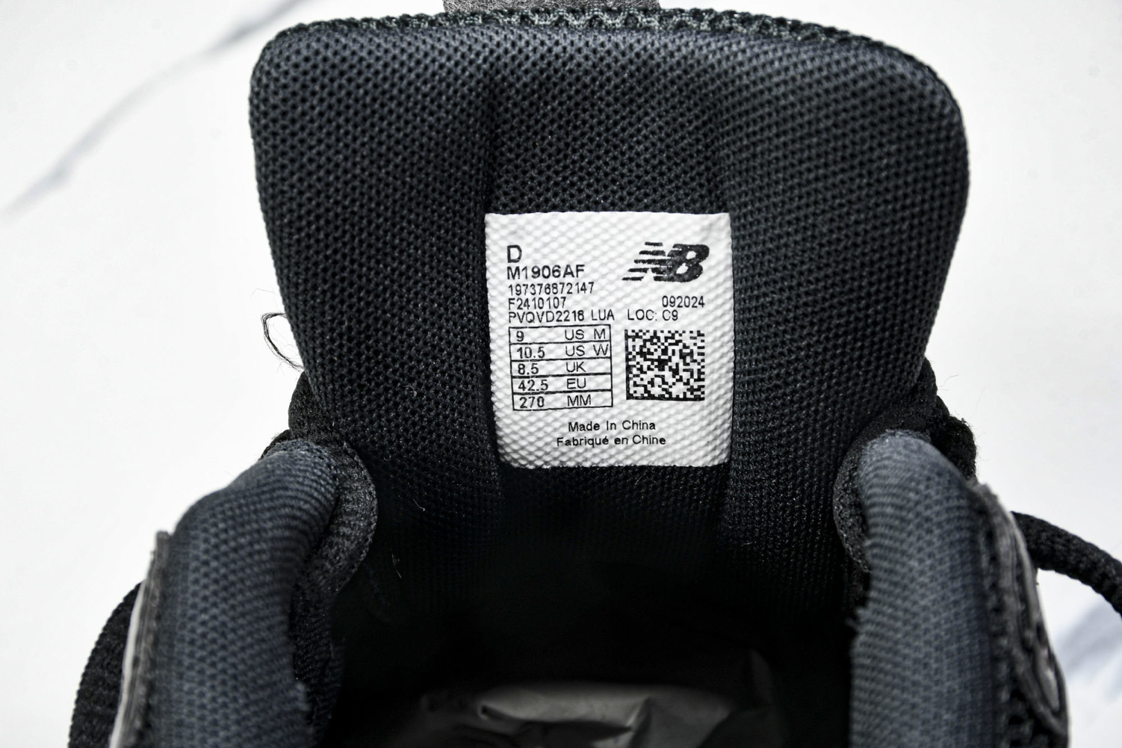  New Balance NB 1906R 黑色 男女鞋 M1906AF 尺码 36 37 37.5 3