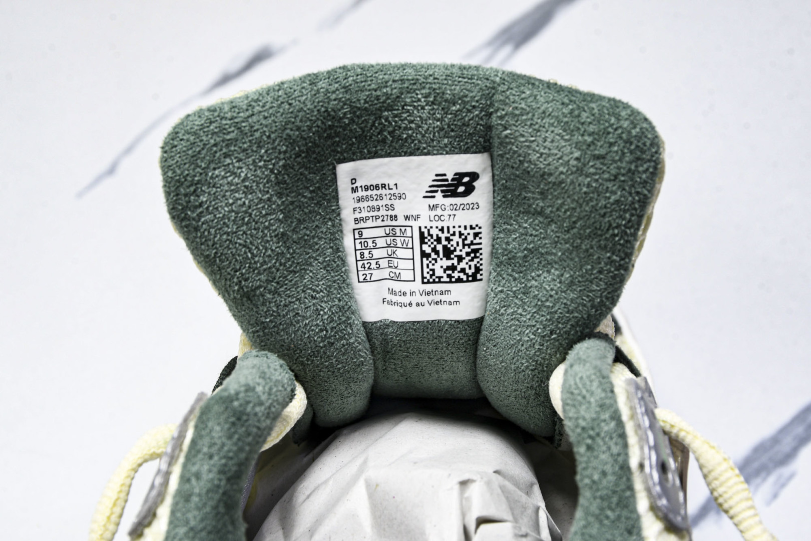  New Balance NB 1906R 绿金 男女鞋 M1906RL1 尺码 36 37 37.5 