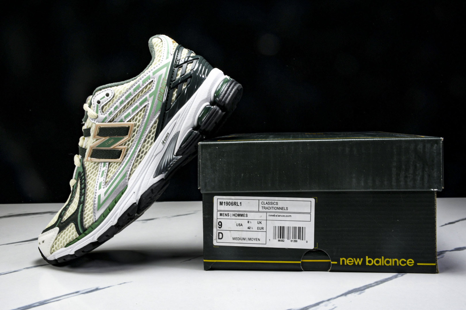  New Balance NB 1906R 绿金 男女鞋 M1906RL1 尺码 36 37 37.5 
