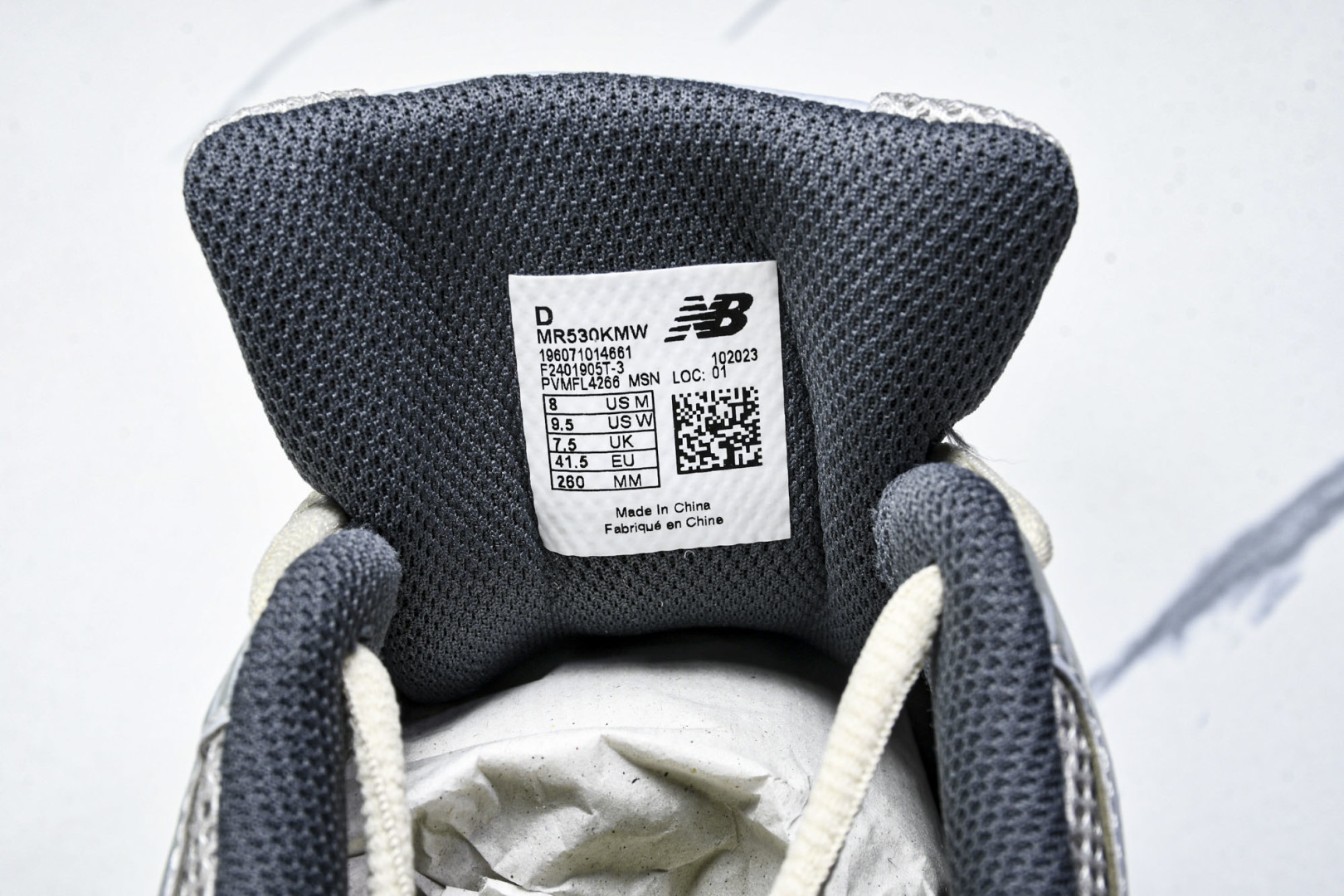   New Balance NB 530 Y2K 浅灰 MR530KMW 尺寸 36 37 37.5 3