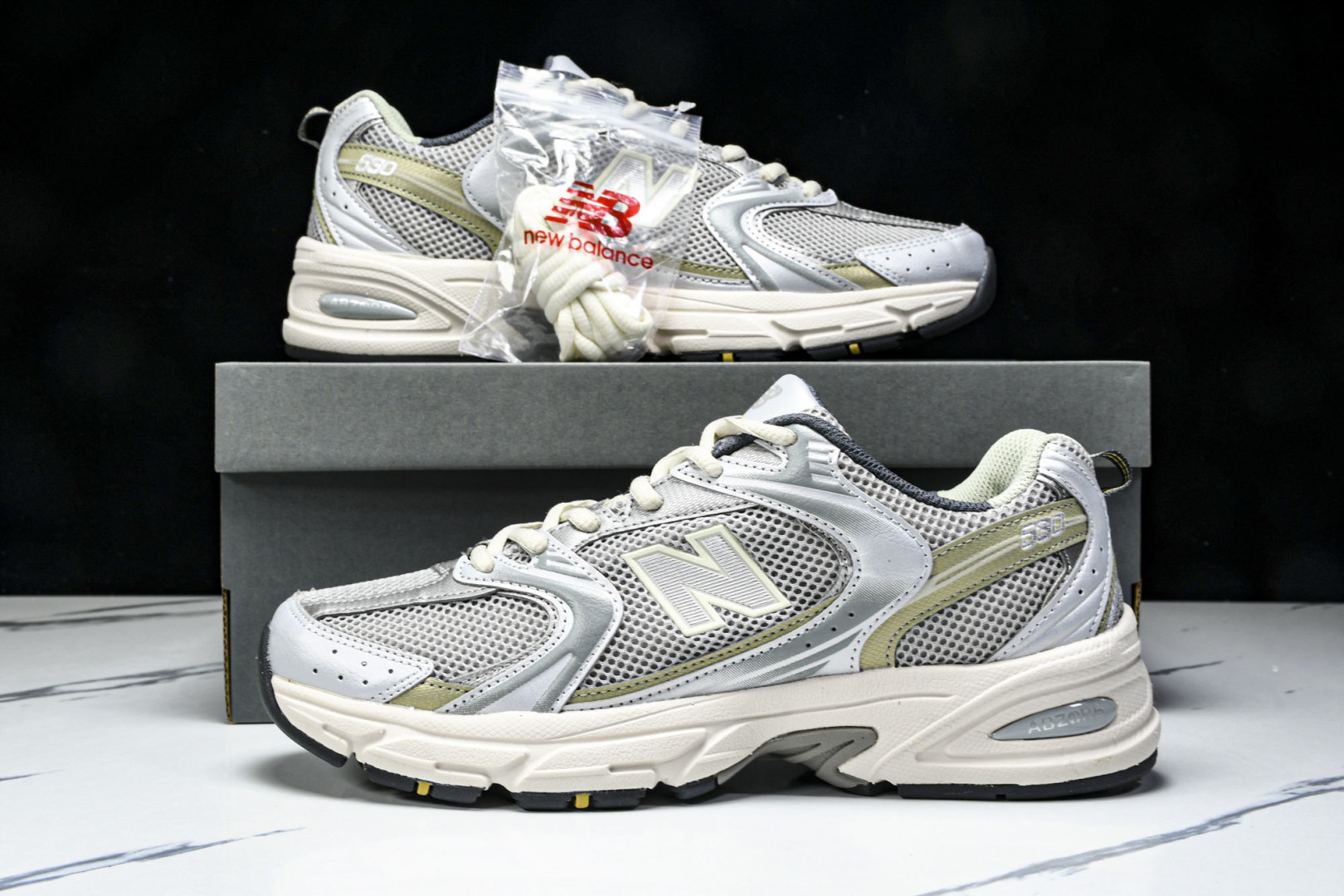   New Balance NB 530 Y2K 浅灰 MR530KMW 尺寸 36 37 37.5 3