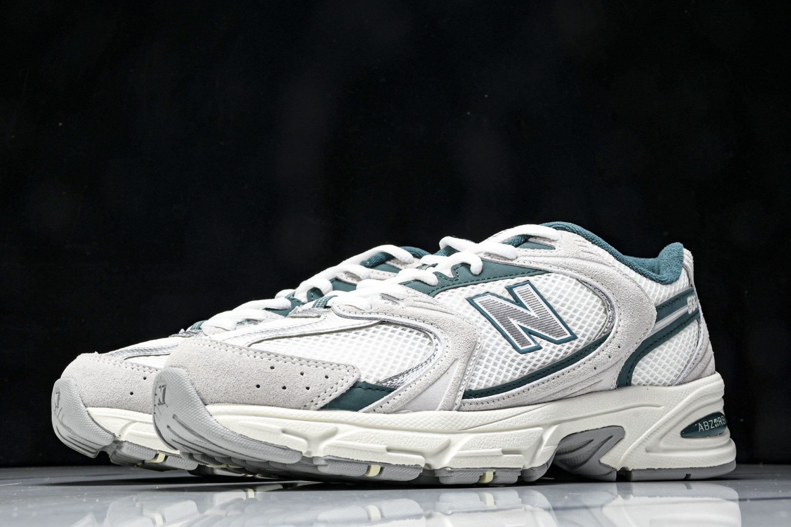   New Balance NB 530 白灰绿 MR530QA 尺寸 36 37 37.5 38 38