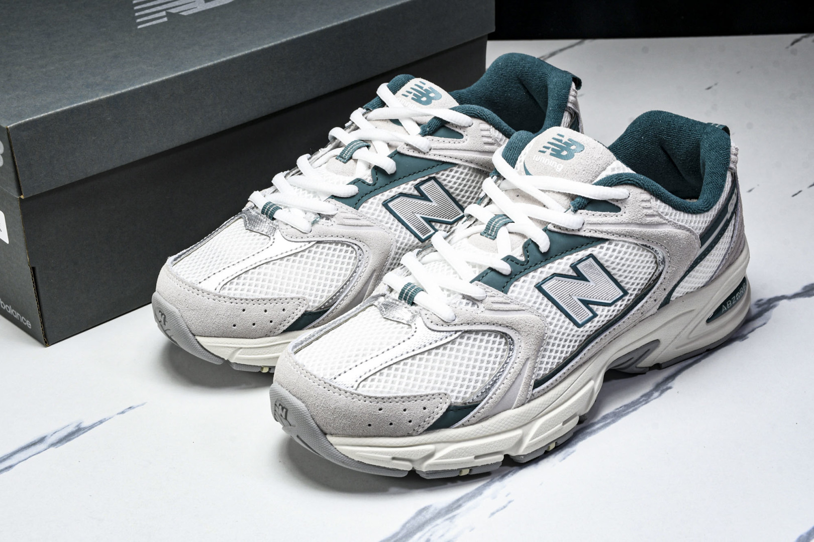   New Balance NB 530 白灰绿 MR530QA 尺寸 36 37 37.5 38 38
