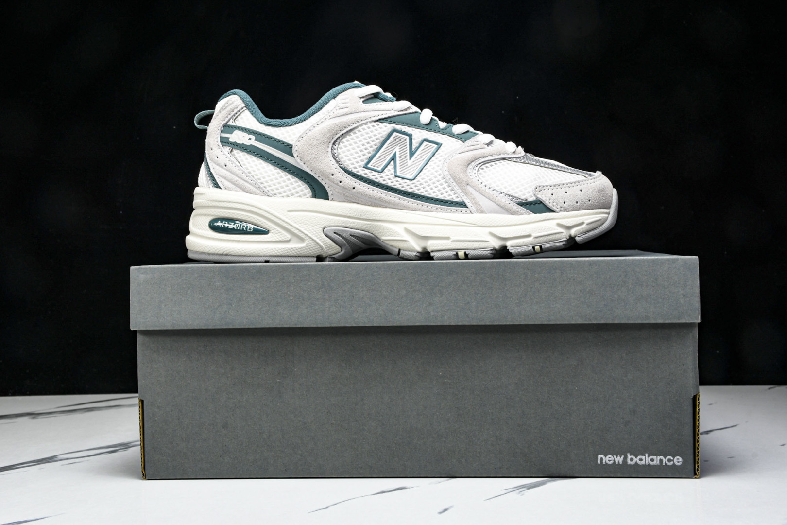   New Balance NB 530 白灰绿 MR530QA 尺寸 36 37 37.5 38 38