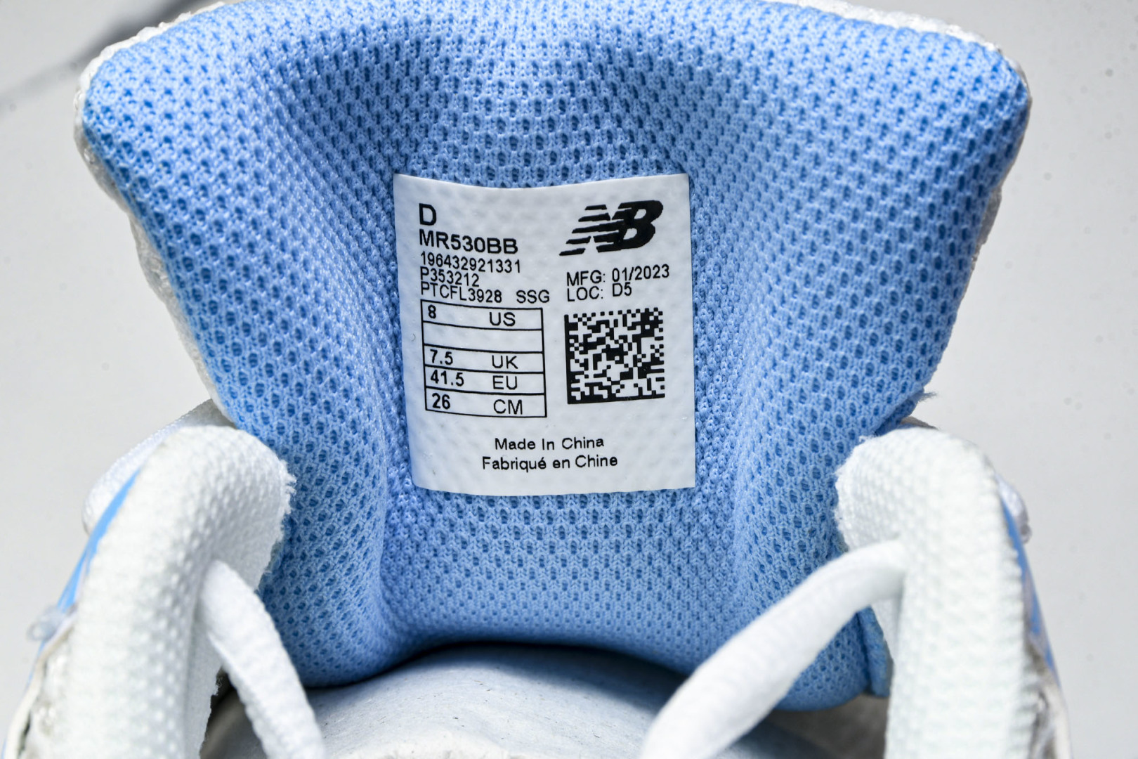   New Balance NB 530 白蓝 MR530BB 尺寸 36 37 37.5 38 38.