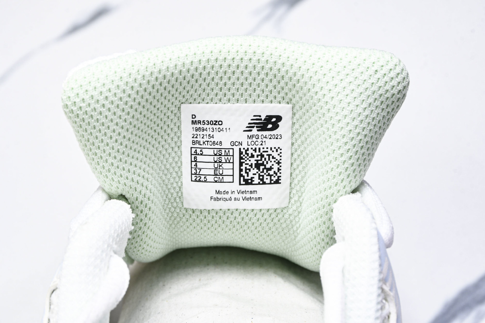   New Balance NB 530 白绿 MR530ZO 尺寸 36 37 37.5 38 38.