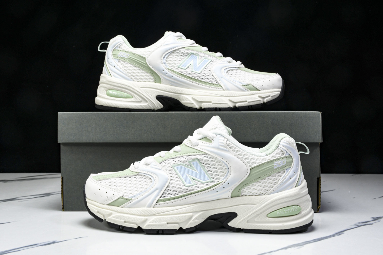   New Balance NB 530 白绿 MR530ZO 尺寸 36 37 37.5 38 38.