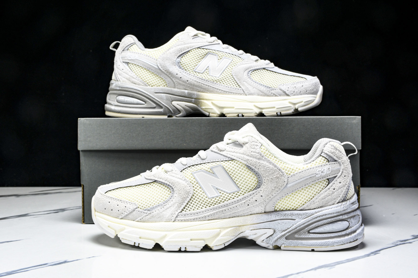   New Balance NB 530 米白粉 MR530MR 尺寸 36 37 37.5 38 38
