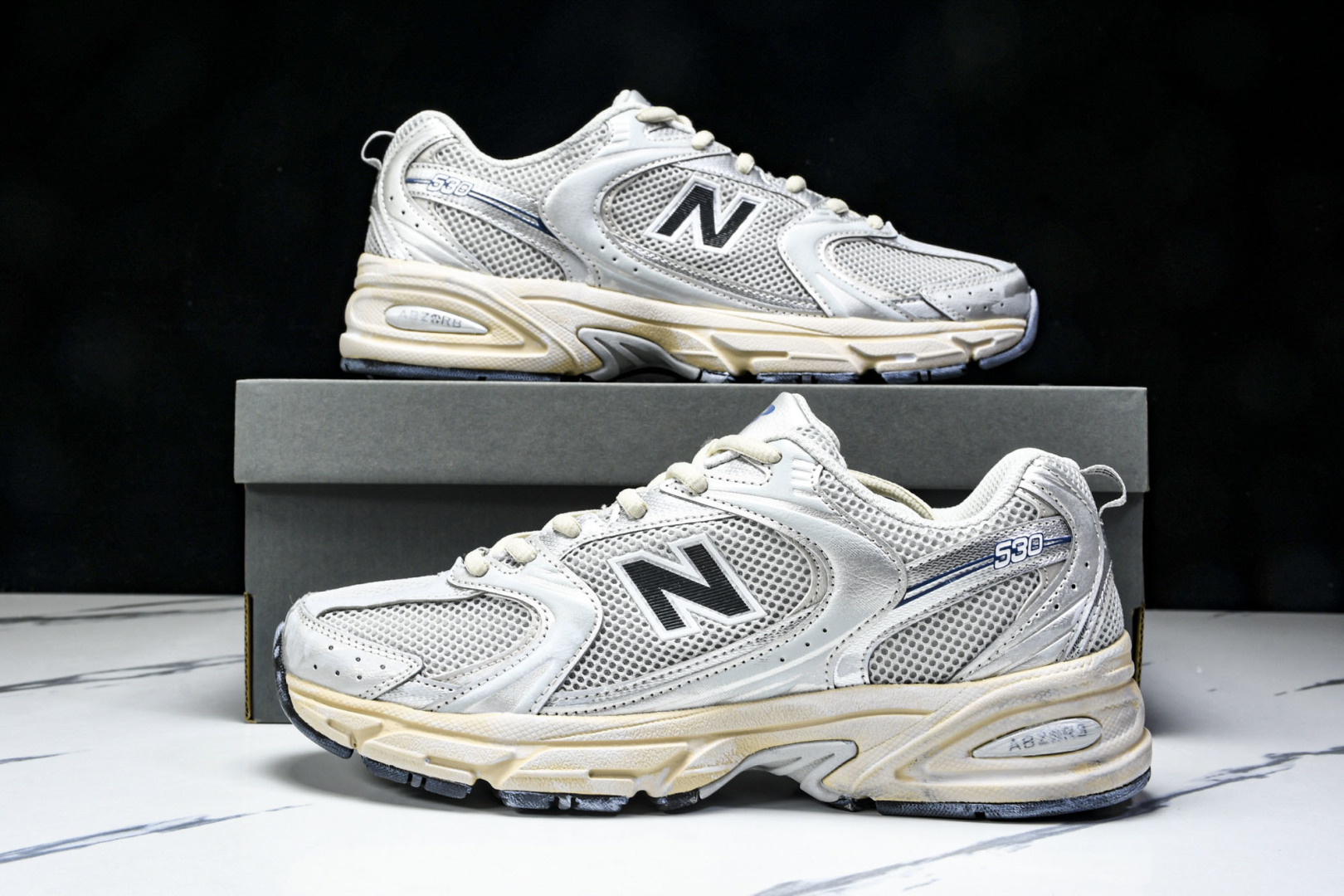   New Balance NB 530 银色 MR530VS 尺寸 36 37 37.5 38 38.