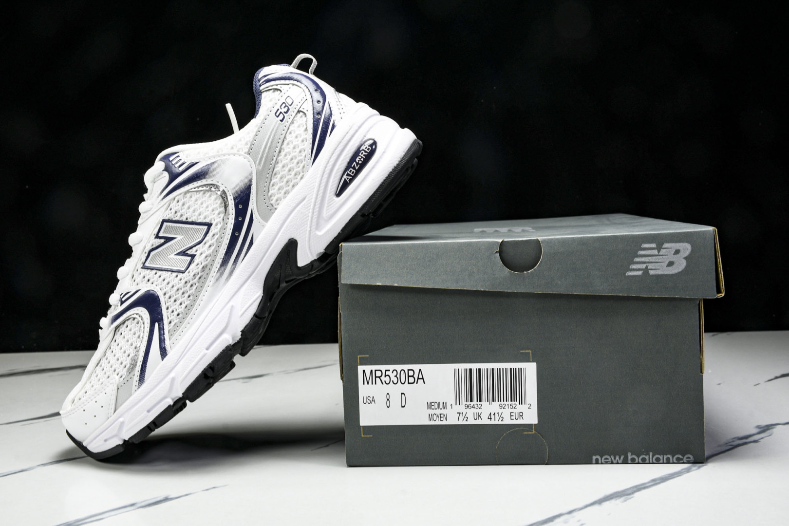   New Balance NB530 白灰 MR530BA 尺寸 36 37 37.5 38 38.5