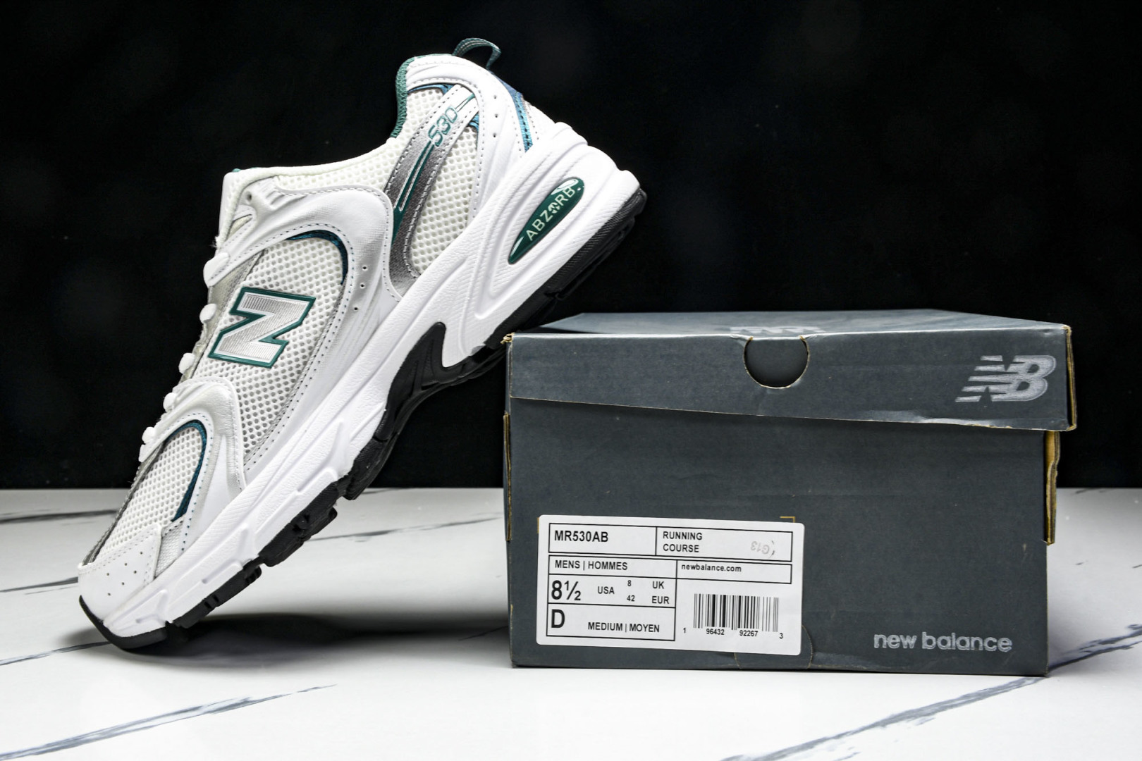   New Balance NB530 白绿 MR530AB 尺寸 36 37 37.5 38 38.5