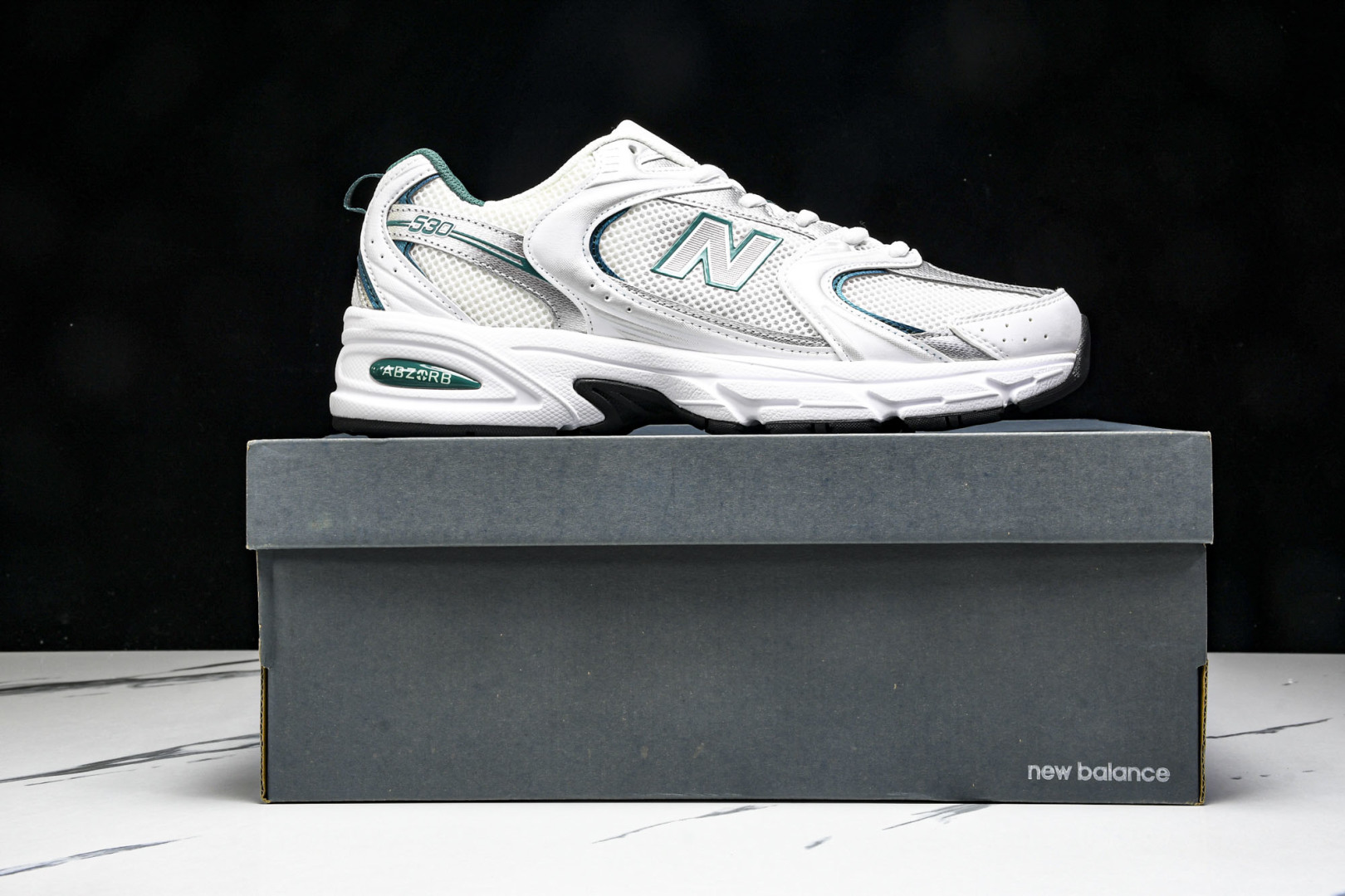   New Balance NB530 白绿 MR530AB 尺寸 36 37 37.5 38 38.5