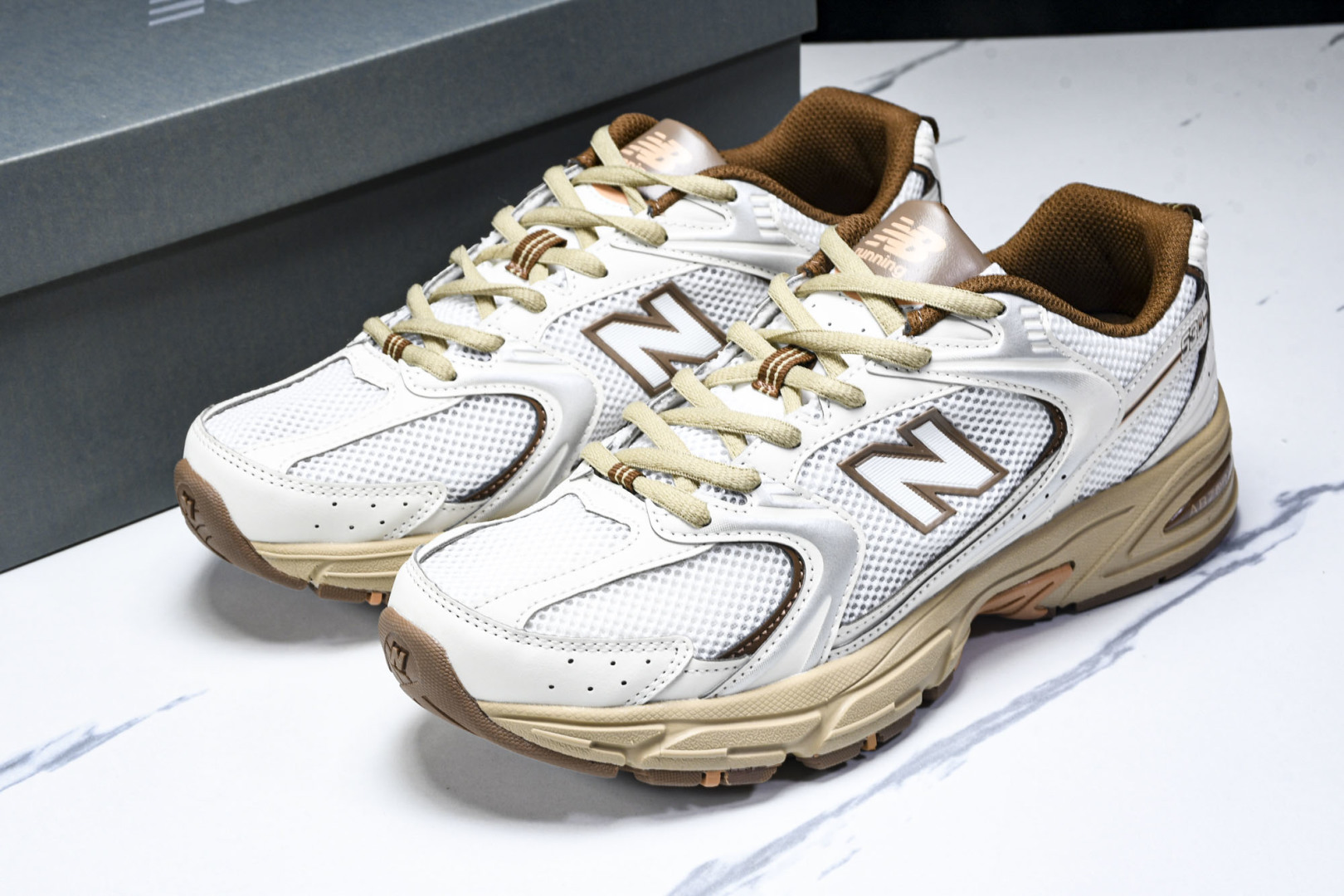   Niko x New Balance NB530 白棕 MR530NI 尺寸 36 37 37.5 