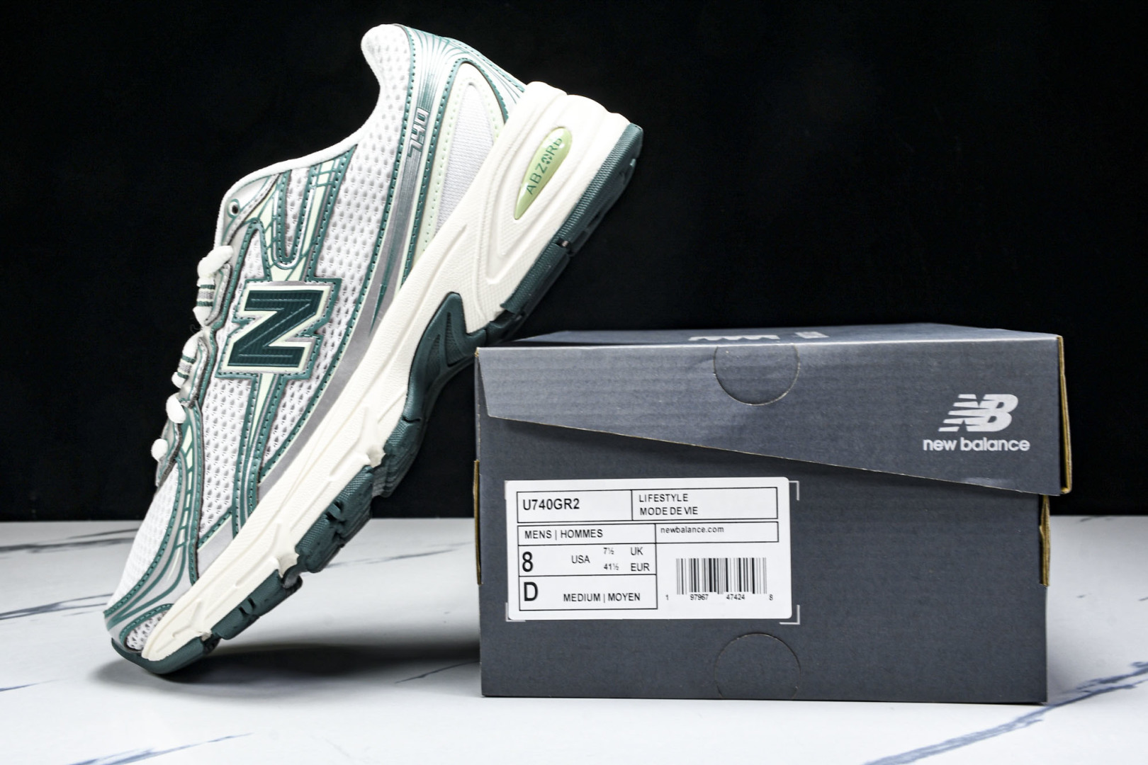  New Balance 740系列复古老爹风休闲运动慢跑鞋 U740GR2 尺寸 36 37 37.5