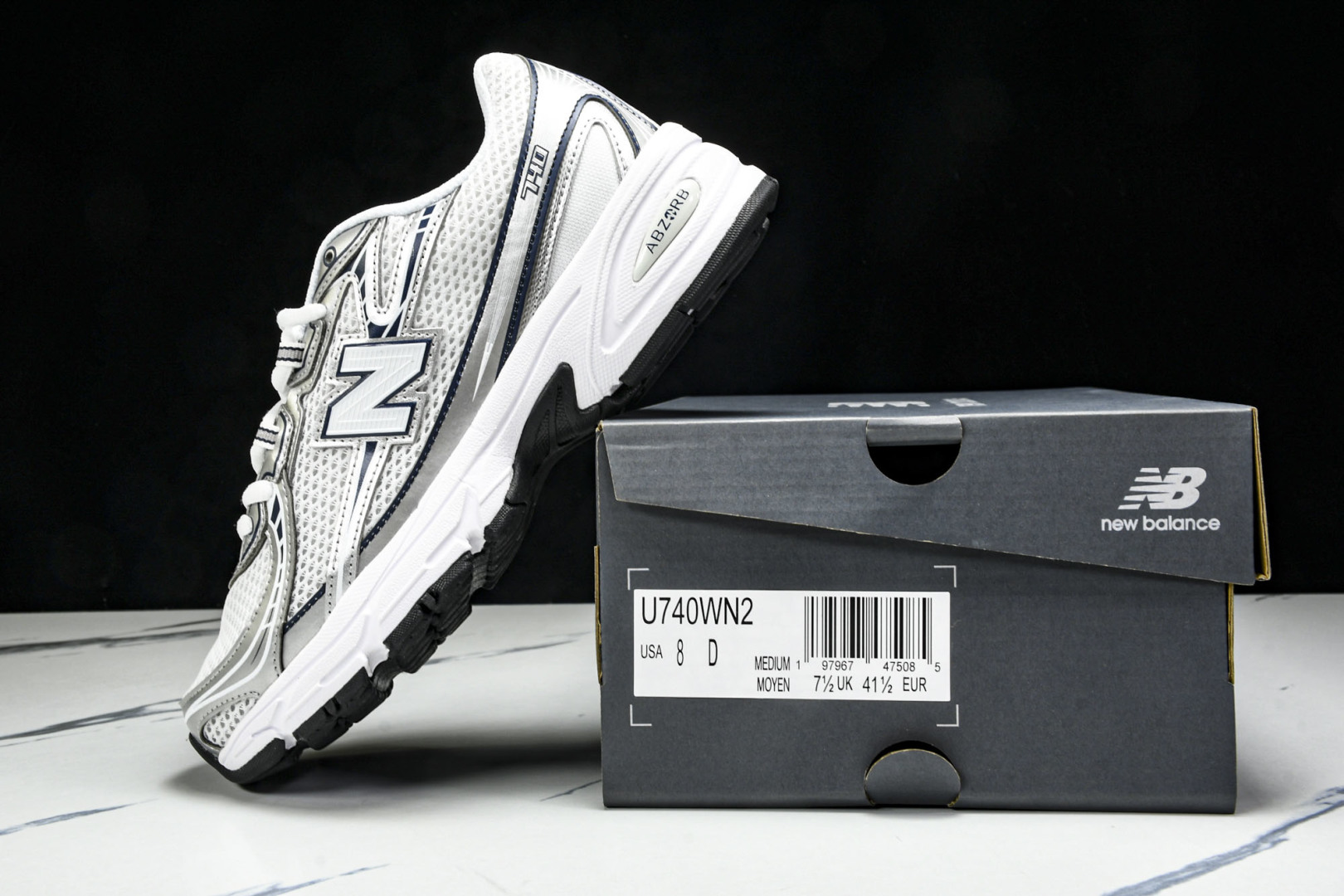  New Balance 740系列复古老爹风休闲运动慢跑鞋 U740WN2 尺寸 36 37 37.5