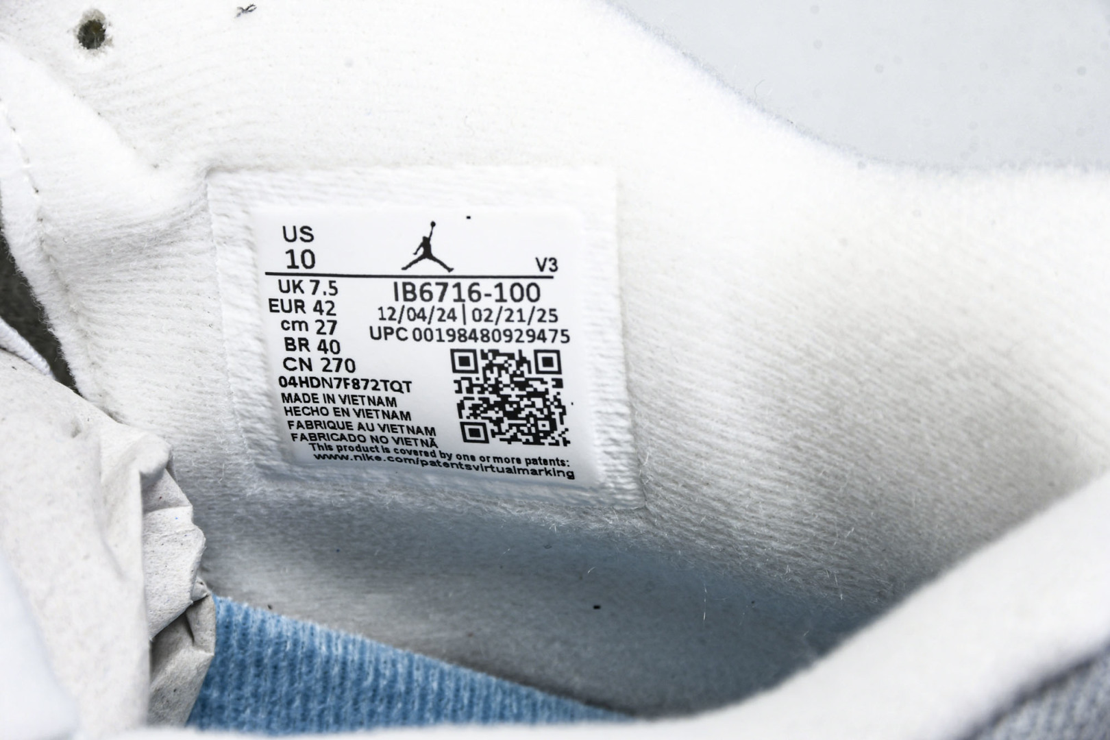 AJ4 尺码36-48.5

纯原版出品-Air Jordan 4 Denim Worn Blue AJ