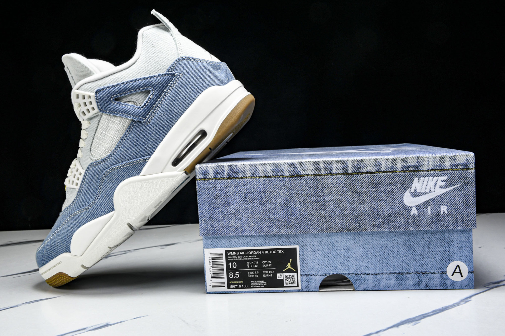 AJ4 尺码36-48.5

纯原版出品-Air Jordan 4 Denim Worn Blue AJ