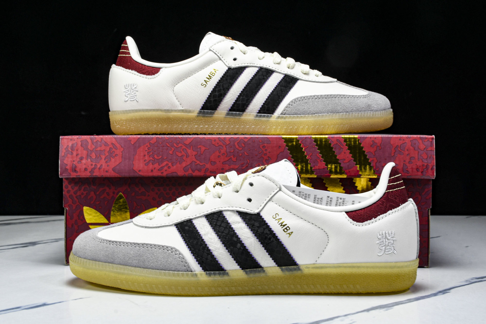  AD 三叶草 SAMBA OG  男女休闲板鞋 JQ5976 尺寸 36 36⅔ 37⅓ 38 38⅔