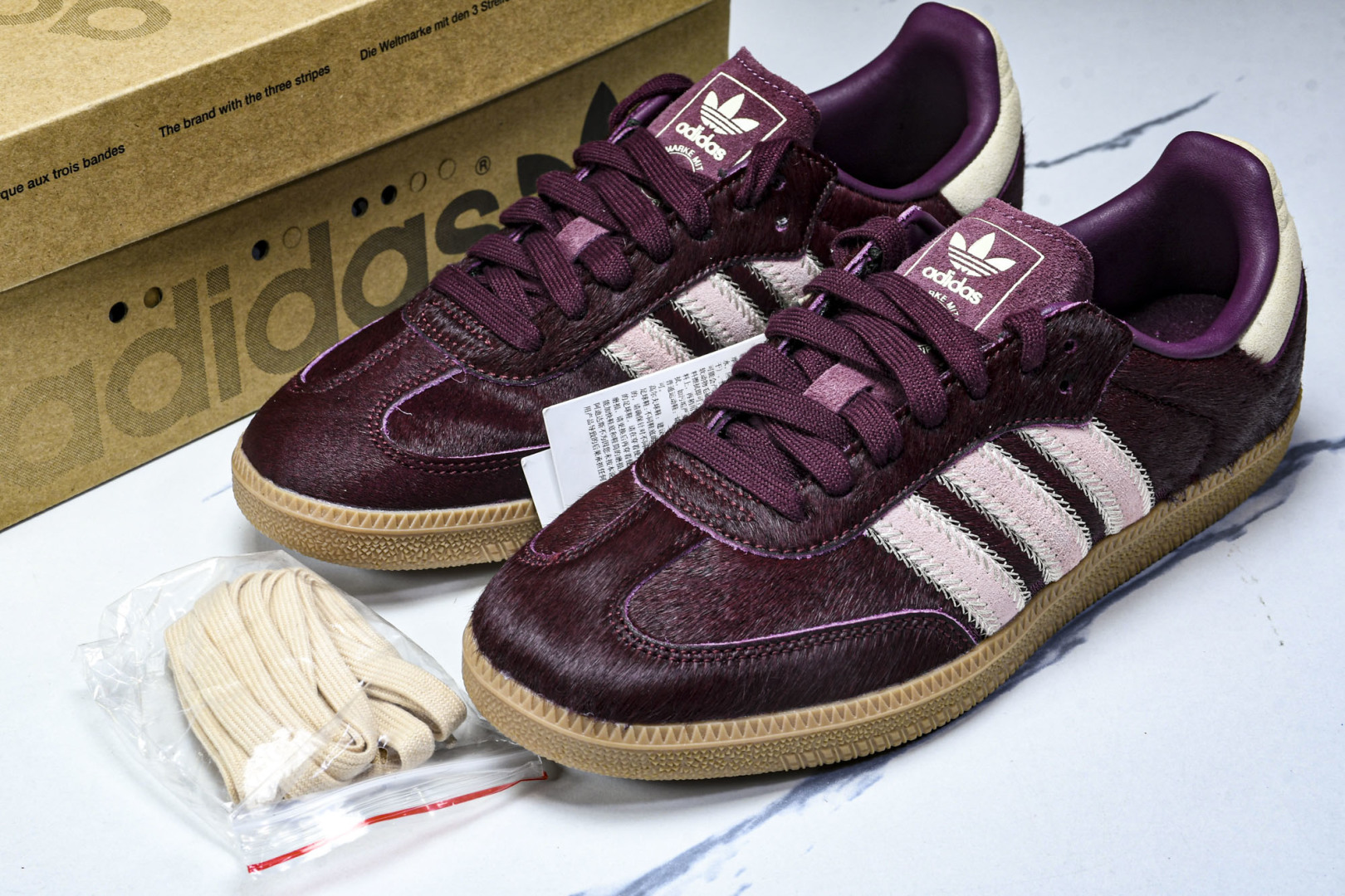  AD 三叶草 SAMBA OG W 女休闲板鞋 ID8709 尺寸 36 36⅔ 37⅓ 38 38⅔