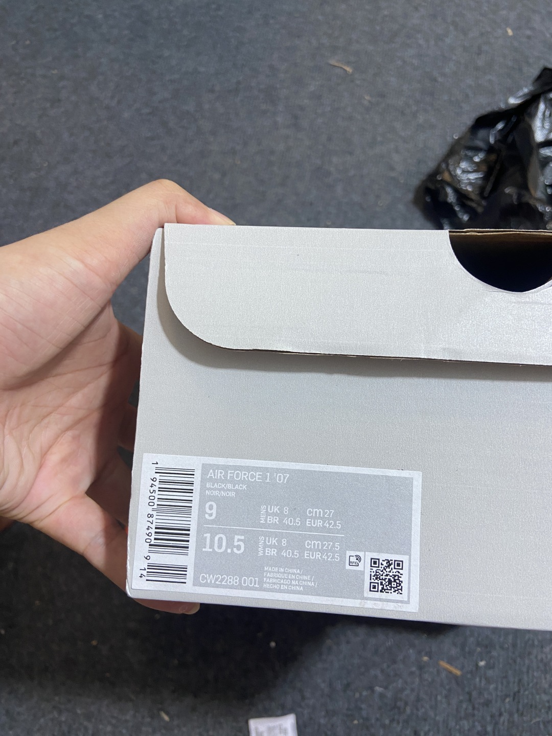 AF1黑魂low 尺码：36-41   40-47.5

纯原出品-AIR FORCE 1 '07系列男