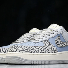NK Air Force 1'07 Low LV联名 灰蓝石纹 空军一号低帮休闲板鞋 ZH2598-30 NK Air Force 1'07 Low LV联名 灰蓝石纹 空军一号低帮休闲板鞋 ZH2598-30