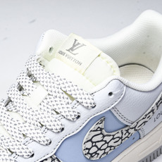 NK Air Force 1'07 Low LV联名 灰蓝石纹 空军一号低帮休闲板鞋 ZH2598-30 NK Air Force 1'07 Low LV联名 灰蓝石纹 空军一号低帮休闲板鞋 ZH2598-30