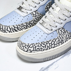 NK Air Force 1'07 Low LV联名 灰蓝石纹 空军一号低帮休闲板鞋 ZH2598-30 NK Air Force 1'07 Low LV联名 灰蓝石纹 空军一号低帮休闲板鞋 ZH2598-30