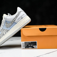 NK Air Force 1'07 Low LV联名 灰蓝石纹 空军一号低帮休闲板鞋 ZH2598-30 NK Air Force 1'07 Low LV联名 灰蓝石纹 空军一号低帮休闲板鞋 ZH2598-30