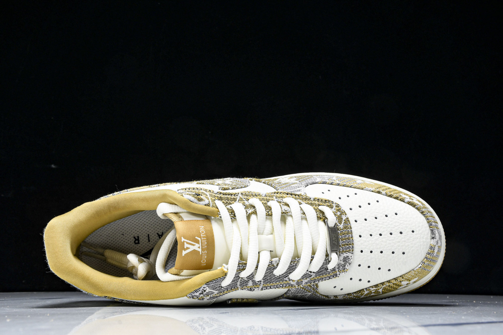NK Air Force 1'07 Low LV联名 卡其灰牛仔 空军一号低帮休闲运动板鞋 SC9207