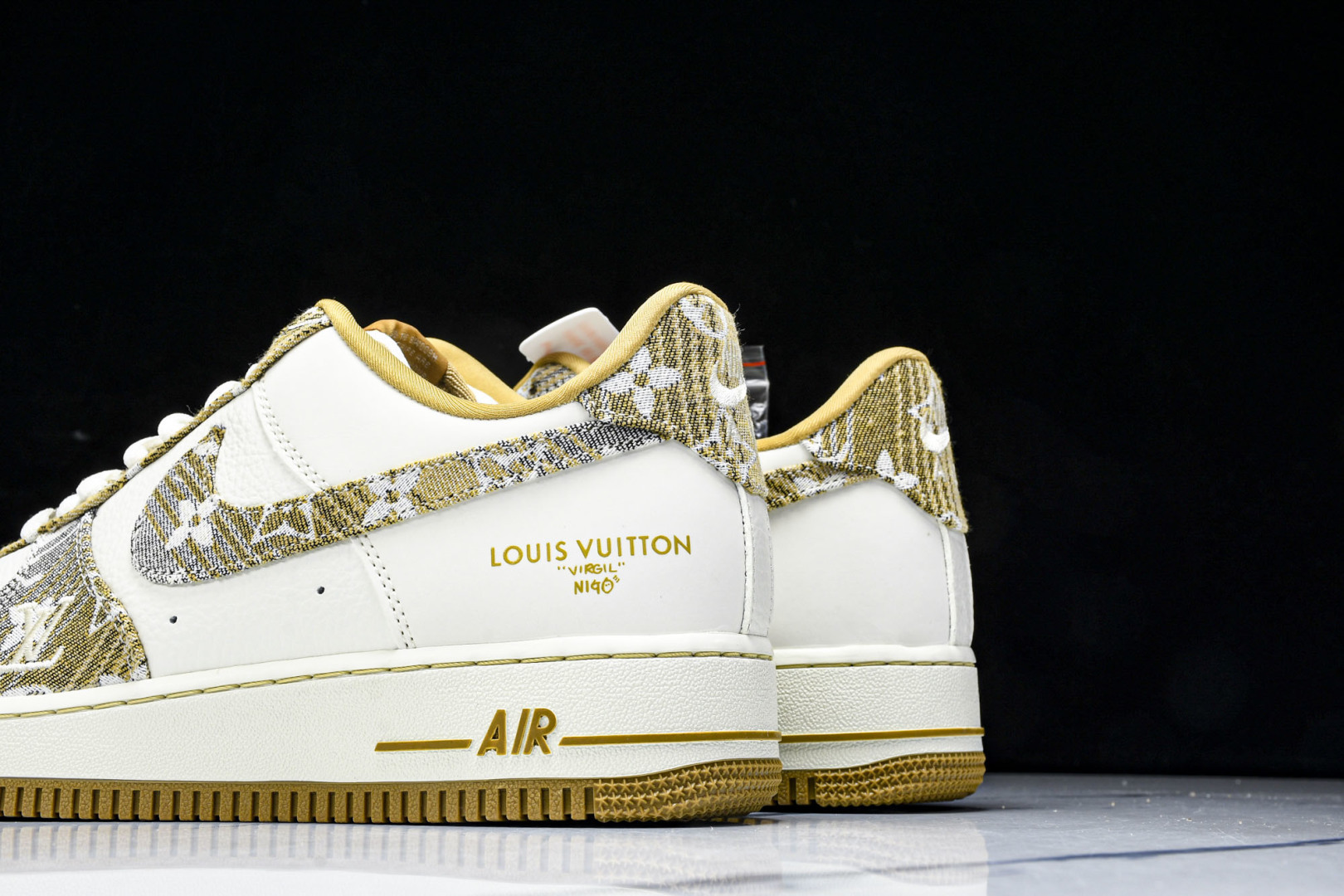 NK Air Force 1'07 Low LV联名 卡其灰牛仔 空军一号低帮休闲运动板鞋 SC9207