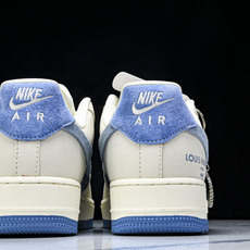NK Air Force 1'07 Low LV联名 蓝布勾 空军一号低帮休闲板鞋 DF0188-068 NK Air Force 1'07 Low LV联名 蓝布勾 空军一号低帮休闲板鞋 DF0188-068