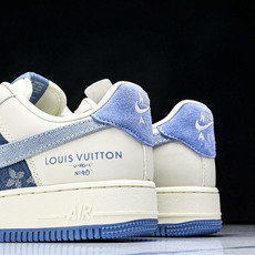 NK Air Force 1'07 Low LV联名 蓝布勾 空军一号低帮休闲板鞋 DF0188-068 NK Air Force 1'07 Low LV联名 蓝布勾 空军一号低帮休闲板鞋 DF0188-068